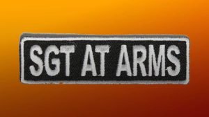 Sgt at arms patch from Sons of Anarchy