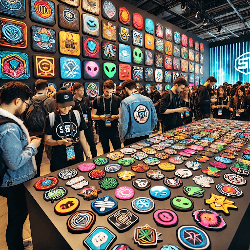 Custom patches at an event setting