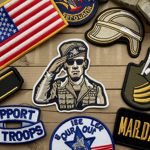 A custom Veteran’s Day patch for celebration