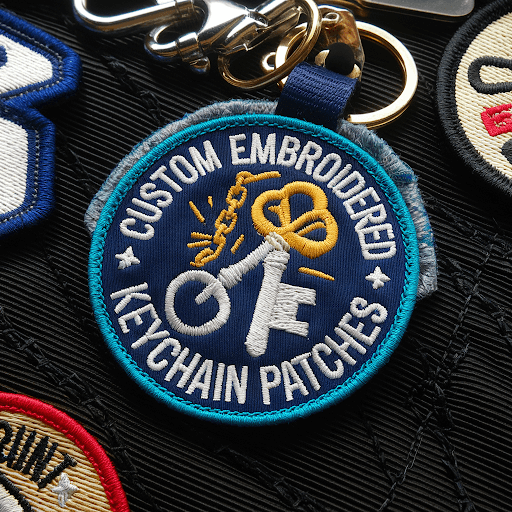 Custom Embroidered Keychain Patches