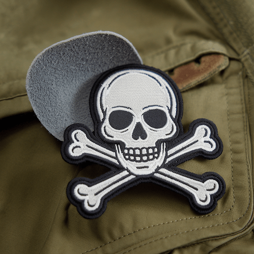 clothing patch with a Velcro backing