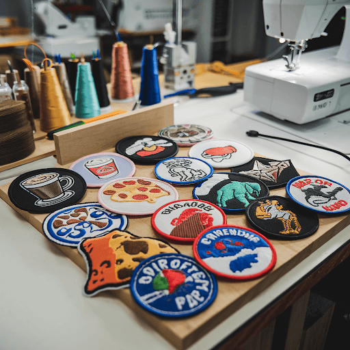 A custom patch making business