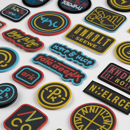A variety of beautiful Custom PVC Patches A variety of beautiful Custom PVC Patches