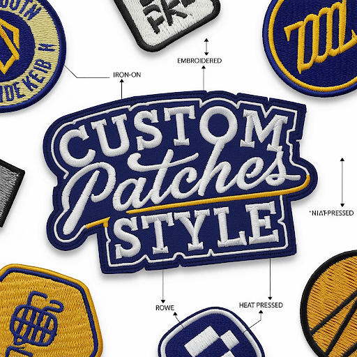 A custom patch with the text Custom Patches Style