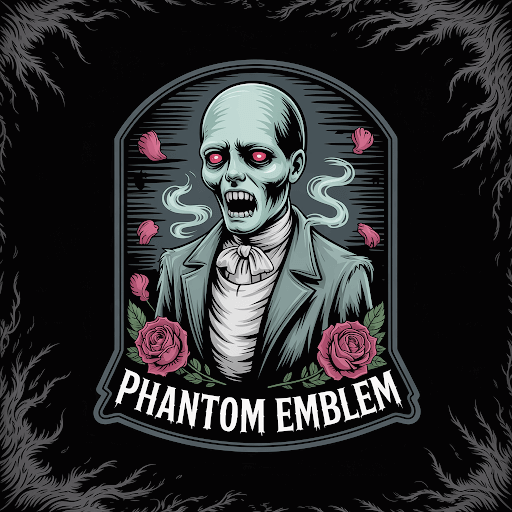 A custom patch design centered around a spectral figure