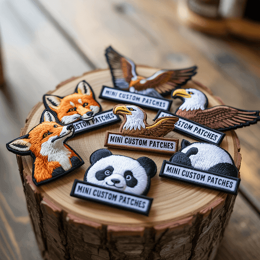 Collection of miniature custom patches