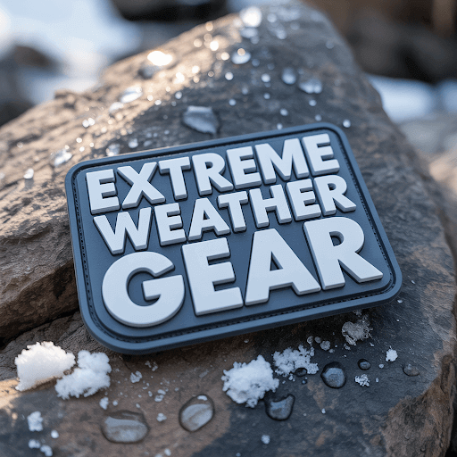 A durable, custom-made PVC patch