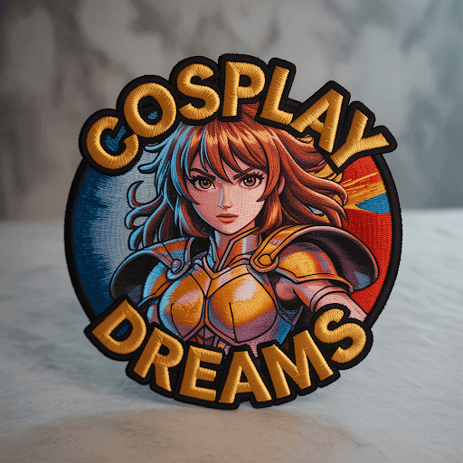 A vibrant and intricately designed anime patch