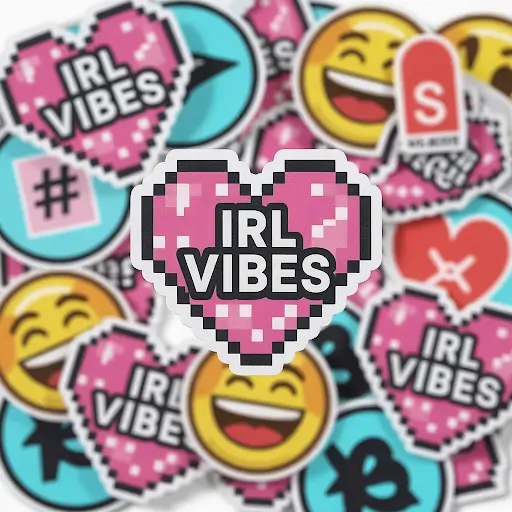 Collection of custom patches inspired by digital trends