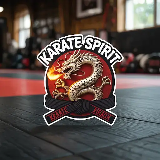 Patch design perfect for karate and martial arts