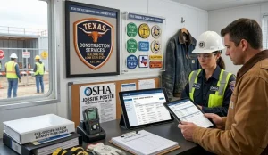 OSHA compliance checking for construction uniform patches